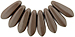 Dagger Beads 3/10mm (loose) : Powdery - Brown
