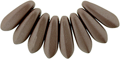 Dagger Beads 3/10mm (loose) : Powdery - Brown