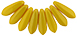 Dagger Beads 3/10mm (loose) : Powdery - Yellow