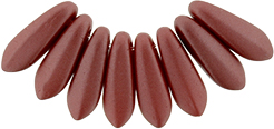 Dagger Beads 3/10mm (loose) : Powdery - Maroon