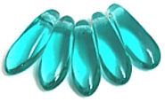 Dagger Beads 3/10mm (loose) : Teal