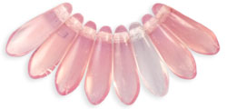 Dagger Beads 3/10mm (loose) : Milky Pink