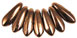 Dagger Beads 3/10mm (loose) : Bronze