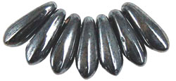 Dagger Beads 3/10mm (loose) : Hematite