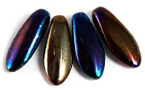 Dagger Beads 5/12mm (loose) : Iris - Blue
