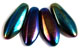 Dagger Beads 5/12mm (loose) : Iris - Green