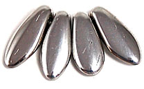 Dagger Beads 5/12mm (loose) : Silver