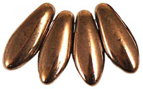 Dagger Beads 5/12mm (loose) : Bronze