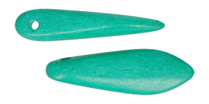 Dagger Beads 5/16mm (loose) : Opaque Verdigris