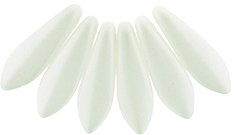 Dagger Beads 5/16mm (loose) : Powdery - Pastel White