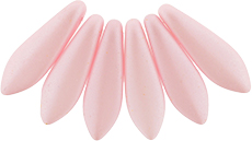 Dagger Beads 5/16mm (loose) : Powdery - Pastel Pink