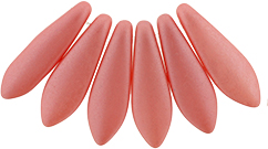 Dagger Beads 5/16mm (loose) : Powdery - Pastel Maroon