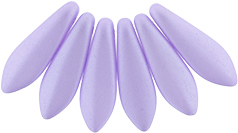 Dagger Beads 5/16mm (loose) : Powdery - Pastel Purple