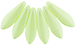 Dagger Beads 5/16mm (loose) : Powdery - Pastel Lime