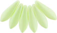 Dagger Beads 5/16mm (loose) : Powdery - Pastel Lime