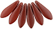 Dagger Beads 5/16mm (loose) : Powdery - Maroon