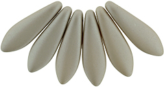 Dagger Beads 5/16mm (loose) : Powdery - Taupe