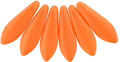 Dagger Beads 5/16mm (loose) : Powdery - Orange