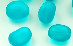 Nuggets 23/19mm (loose) : Matte - Aqua Green