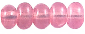 Nugget Spacers 4/6mm (loose) : Coated - Milky Pink