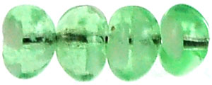 Nugget Spacers 6/8mm (loose) : Phosphorus/Green