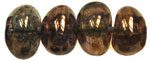 Nugget Spacers 6/8mm (loose) : Luster - Transparent Gold/Smokey Topaz