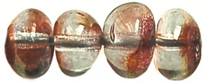 Nugget Spacers 6/8mm (loose) : Luster - Transparent