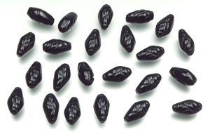 Textured oval 14/8mm (loose) : Jet