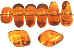 Flat Nugget Spacer 5/11mm (loose) : Topaz