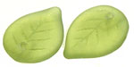 Leaves 18/13mm (loose) : Matte - Olivine