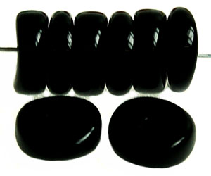 Donut Beads 7/15mm (loose) : Jet