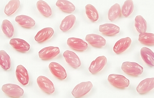 Twisted Ovals 12/7mm (loose) : Milky Pink
