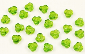 Flat Pansy 9mm (loose) : Olivine