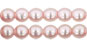 Round Beads 3mm (loose) : Pearl - Soft Pink
