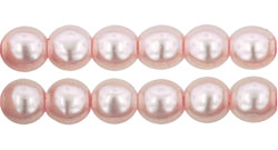 Round Beads 3mm (loose) : Pearl - Soft Pink