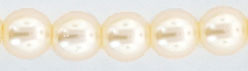 Round Beads 4mm (loose) : Pearl - Vanilla