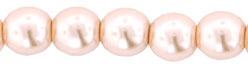 Round Beads 4mm (loose) : Pearl - Pink Rose
