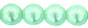 Round Beads 6mm (loose) : Pearl - Mint
