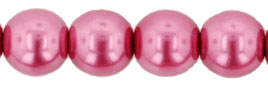 Round Beads 6mm (loose) : Pearl - Mauve