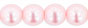 Round Beads 6mm (loose) : Pearl - Soft Pink