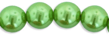 Round Beads 8mm (loose) : Pearl - Olive