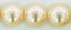 Round Beads 10mm (loose) : Pearl - Vanilla