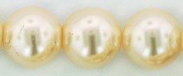 Round Beads 10mm (loose) : Pearl - Vanilla