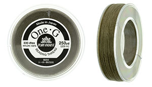 TOHO One-G Thread 250 Yard Spool : Lt Khaki