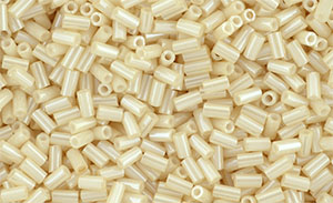 TOHO - Bugle #1 (3mm) : Opaque-Lustered Lt Beige