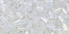 TOHO - Bugle #1 (3mm) : Transparent-Rainbow Crystal