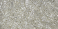 TOHO - Bugle #1 (3mm) : HYBRID Luster - Crystal