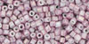 TOHO - Cube 1.5mm : Marbled Opaque White/Pink