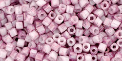 TOHO - Cube 1.5mm : Marbled Opaque Pink/Pink