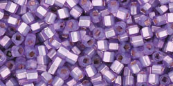 TOHO - Cube 1.5mm : Silver-Lined Milky Amethyst